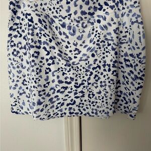 Tommy Bahama Aubrey Leopard Skort in Blue and White Ladies